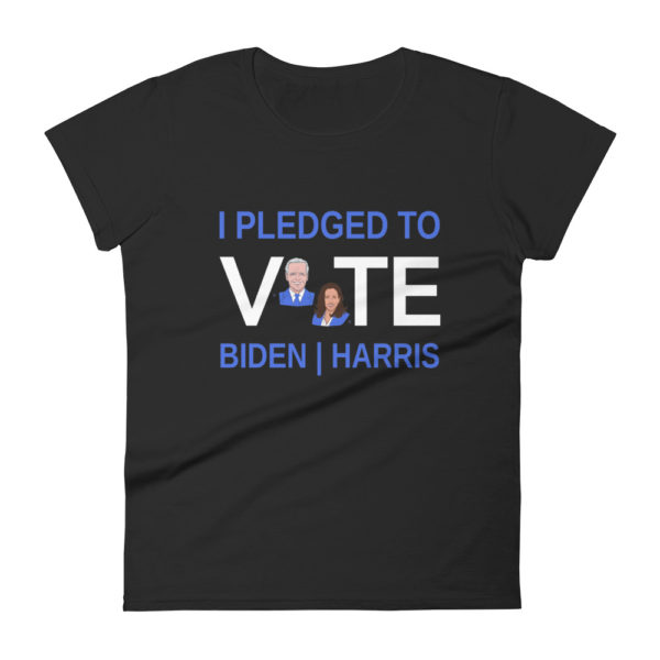 IPTV Portrait – Blue & White – Women's short sleeve t-shirt - Image 2